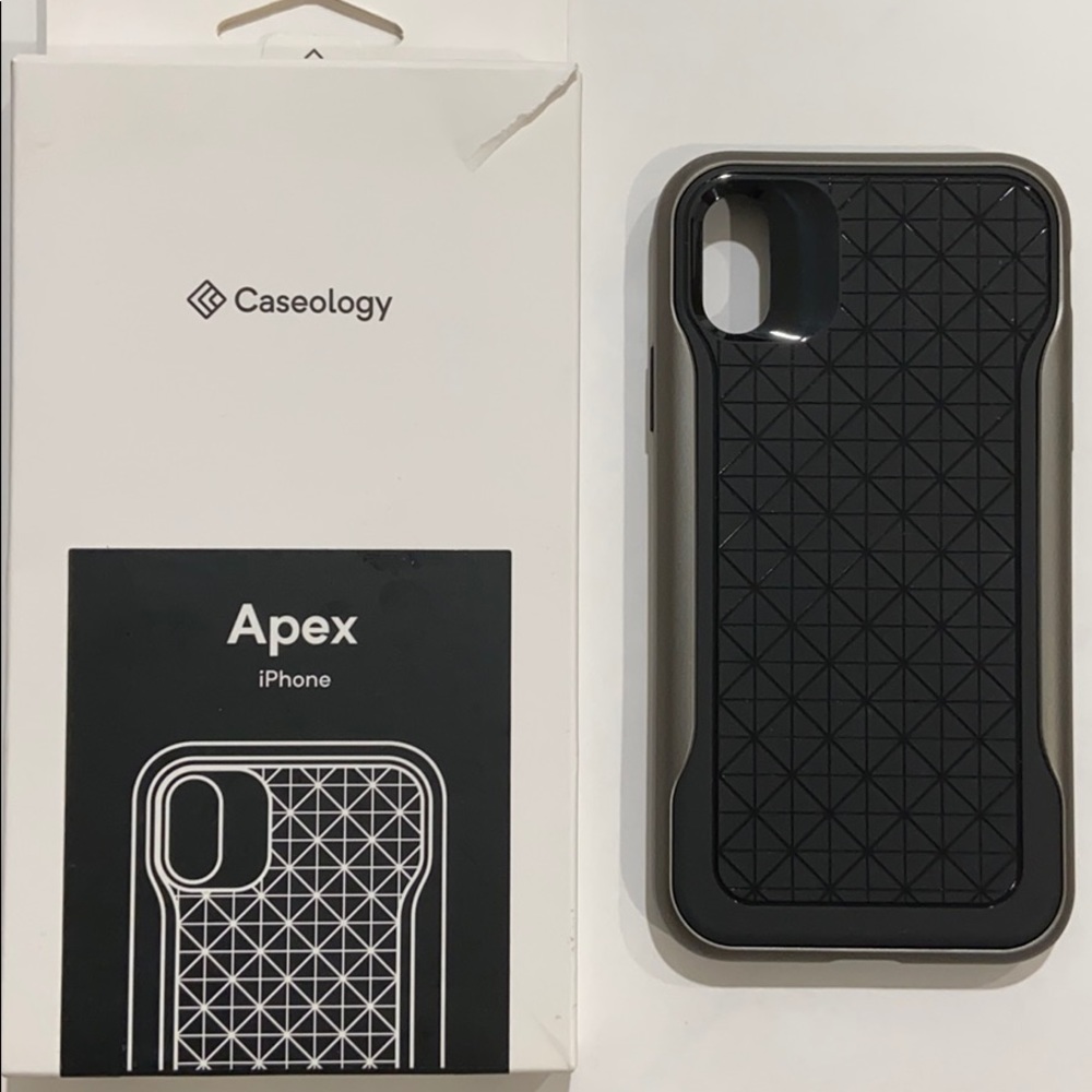Caseology Apex Apple iPhone 10 Case Charcoal Gray